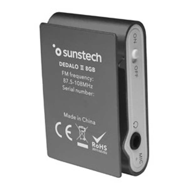 Sunstech Mp Dedaloiii8gbgy 3 Pelaaja Harmaa