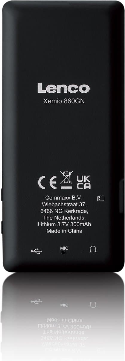 Lenco Xemio-860GN - MP3/MP4-afspiller med Bluetooth og 8 GB intern hukommelse - Grøn