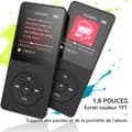 Miniatyrbild 5 av 6: AGPTEK 32GB MP3 Bluetooth 5.3 med högtalare Musikspelare 70H Ultralång batteritid, FM-radioinspelning, utan hörlurar