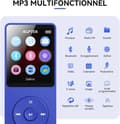 Miniatyrbild 5 av 6: AGPTEK 32GB MP3 Bluetooth 5.3 med högtalare Musikspelare 70H Ultralång batteritid, FM-radioinspelning, utan hörlurar