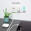Miniatyrbild 4 av 4: TOOQ USB-dockningsstation - Vit USB Typ C-port för mobiltelefoner, surfplattor, smartphones