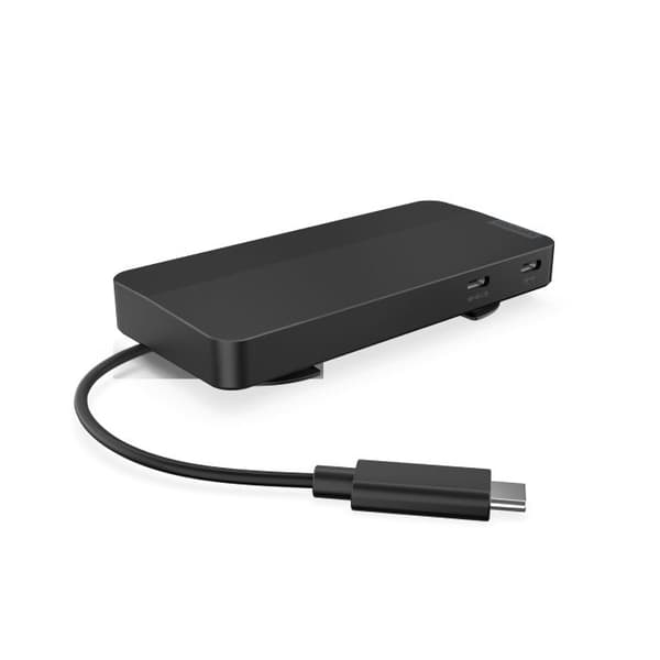 USB-C-docka - LENOVO - Dubbel skärm - 4K Ultra HD - Komplett anslutning - Bärbar