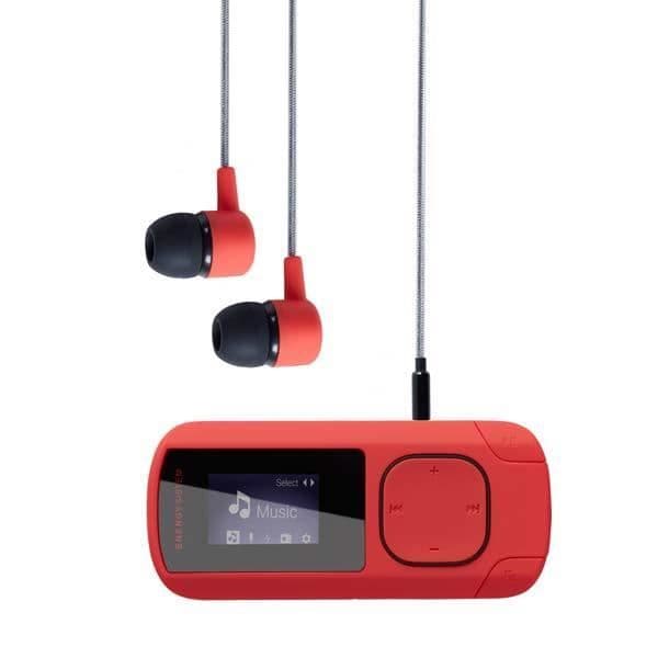 MP3-spelare Energy Clip Coral 8GB FM-radio