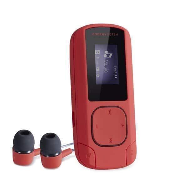 MP3-spelare Energy Clip Coral 8GB FM-radio Korall