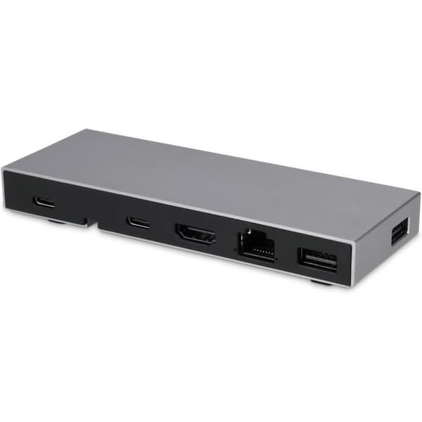 USB-C-dockningsstation - LMP - Kompakt Dock 2 - 6 portar - 4K - Kompatibel med MacBook M1/M2