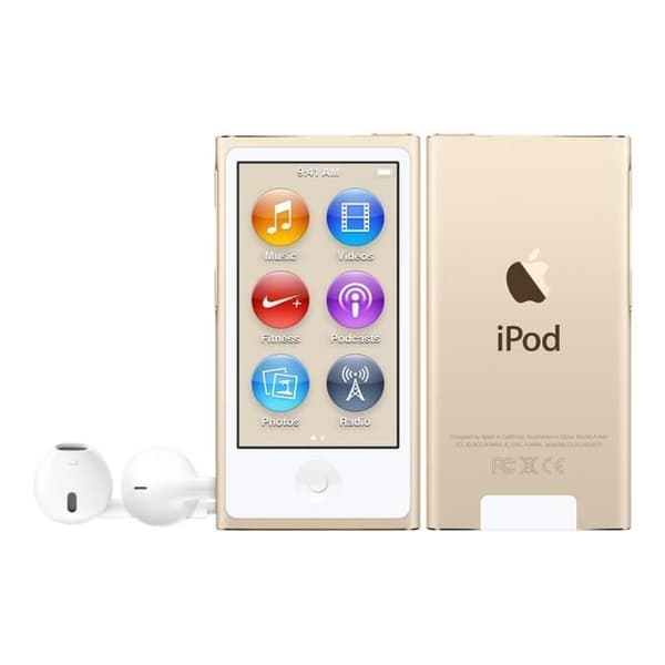 Apple iPod nano 7:e generationens digitala spelare 16 GB guld- REFURBISHED