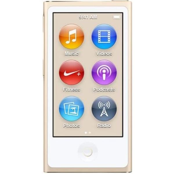 Apple iPod nano 7:e generationens digitala spelare 16 GB guld- REFURBISHED