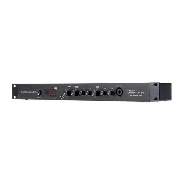 MP3/Bluetooth mediaspelare designad för permanenta installationer ADJ MEDIA OPERATOR BT Svart
