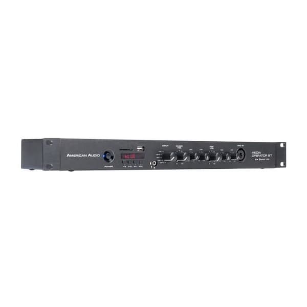 MP3/Bluetooth mediaspelare designad för permanenta installationer ADJ MEDIA OPERATOR BT Svart