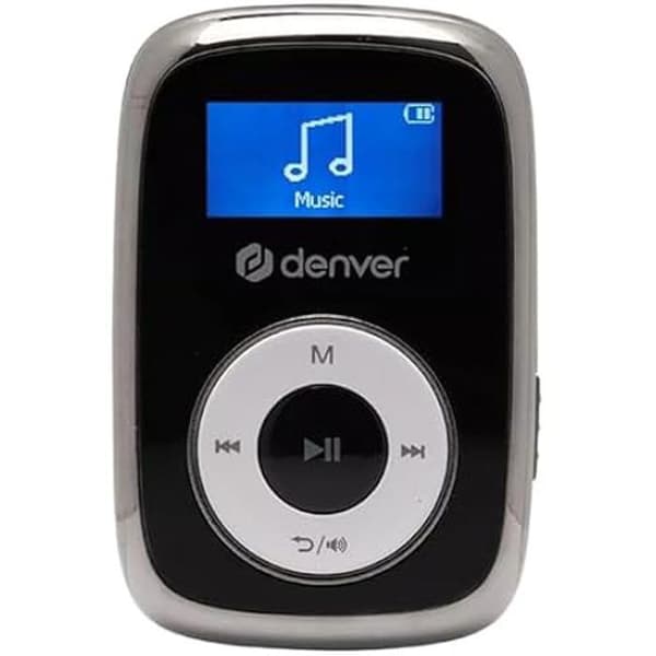 Digital spelare - DENVER - MPS-316B - 16 GB - Bluetooth Svart, Metallisk, Vit