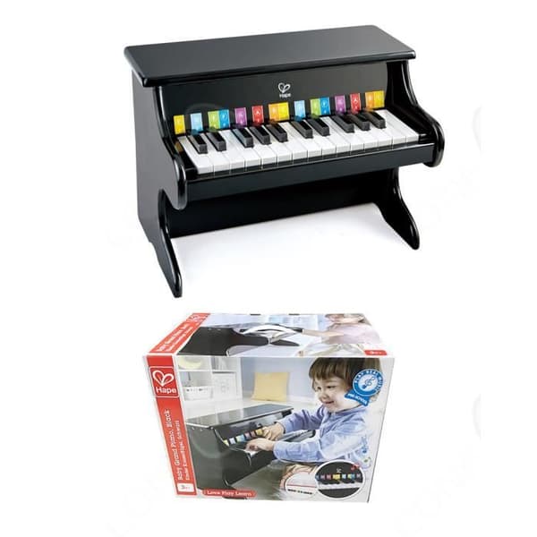 CONFO® 30-tangenter piano hushåll 3-10 år gammal vertikal triangel trä baby pojkar och flickor pedagogiska leksaker för barn