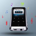 Miniatyrbild 3 av 4: INNOVTEC 16GB MP3-spelare - Röstinspelning - FM-radio - Röd