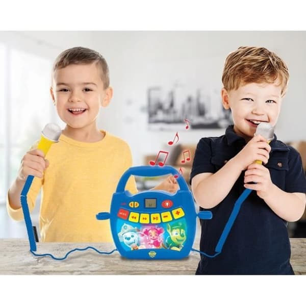 Paw Patrol Bluetooth-högtalare med ljuseffekter, mikrofoner och uppladdningsbart batteri