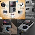 Miniatyrbild 3 av 4: INN Walkman hifi-spelare 16go 2,4 tum skärm mp3/mp4 walkman bluetooth uppladdningsbar utbyggbart minne radio musikspelare