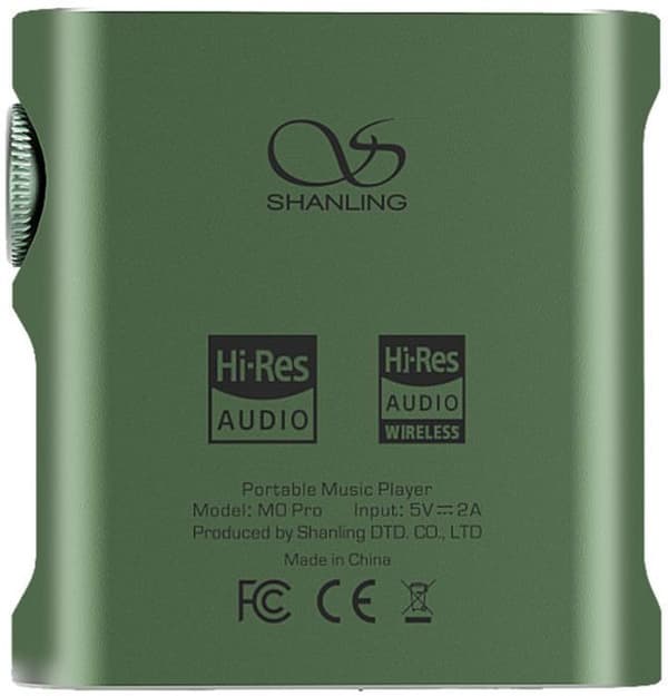 Audiophile-spelare - Shanling - M0Pro - Vit - Grön