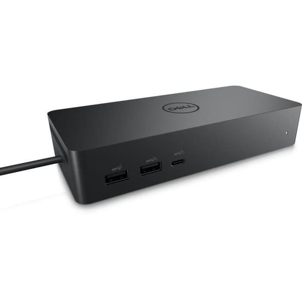 Dockningsstation - DELL - UD22 - Svart färg - Kompatibel med flera enheter - Kompakt design
