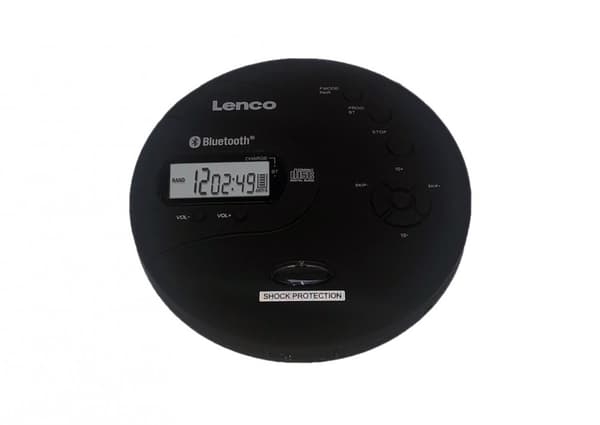 Discman Hi-Fi Lenco CD-300 CD MP3 ESP Bluetooth musta