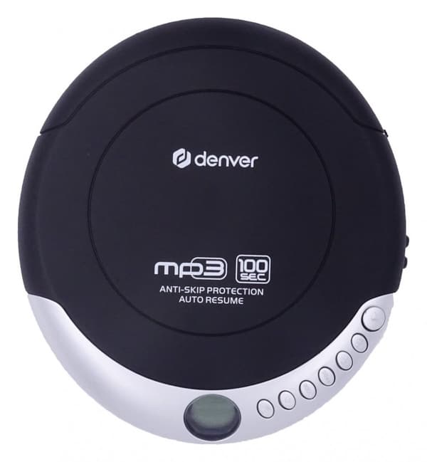 Denver DMP-391 - Discman - CD, MP3 med antishock-funktion og basforstærkning