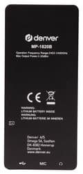 Miniatyrbillede 2 af 5: Denver MP-1820 - MP4-afspiller med Bluetooth, sort