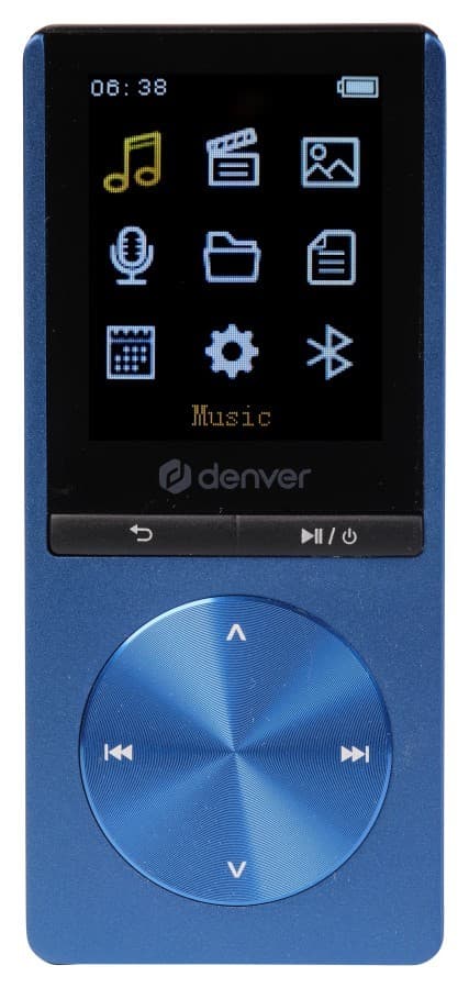 Denver MP-1820 - MP4-soitin Bluetoothilla, sininen