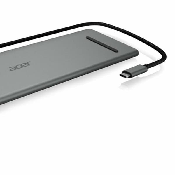 USB Type-C-dock - ACER - LC.DCK11.001 - Trippel videoutgång - Svart färg
