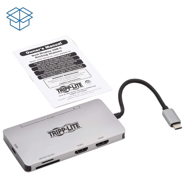 EATON USB-C Dock Dubbel Skärm