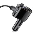 Miniatyrbild 3 av 6: Bil MP3-spelare S-06 (CCHC000001) Bluetooth, 12-24V BASEUS svart