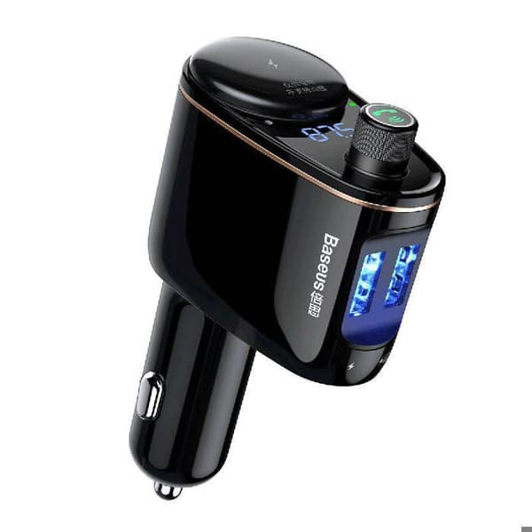 Bil MP3-spelare S-06 (CCHC000001) Bluetooth, 12-24V BASEUS svart