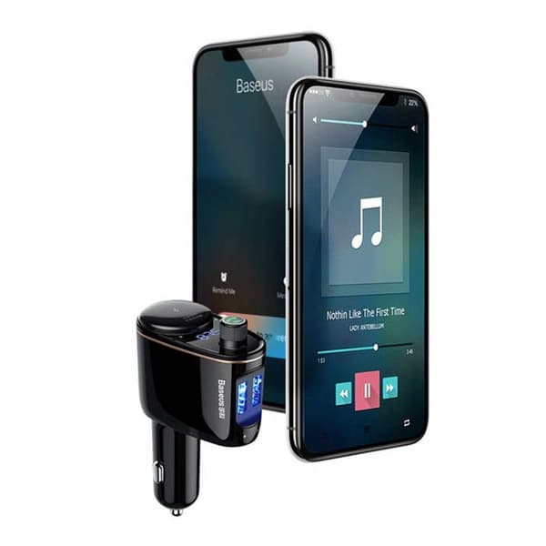 Bil MP3-spelare S-06 (CCHC000001) Bluetooth, 12-24V BASEUS svart