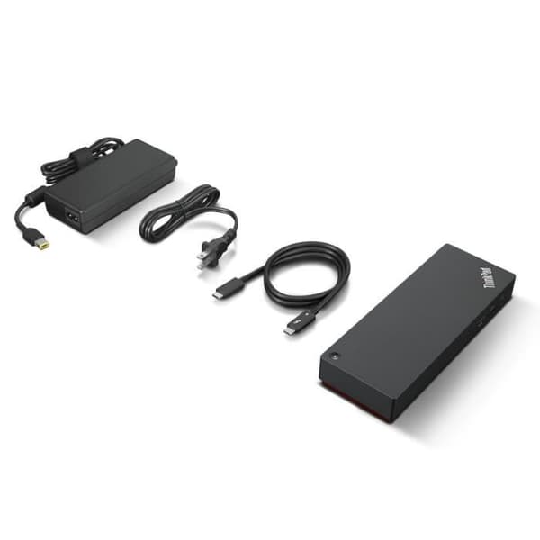 Dockningsstation - LENOVO - ThinkPad - Thunderbolt 4 - Svart - 135W - Tillförlitlig anslutning