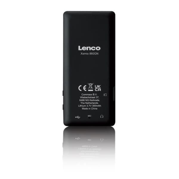 8GB Bluetooth MP3/MP4-spelare - Lenco - Svart-Grön