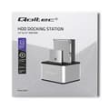 Miniatyrbild 4 av 4: Qoltec dockningsstation 2xHDD/SSD, USB 3.0 - 5901878503165