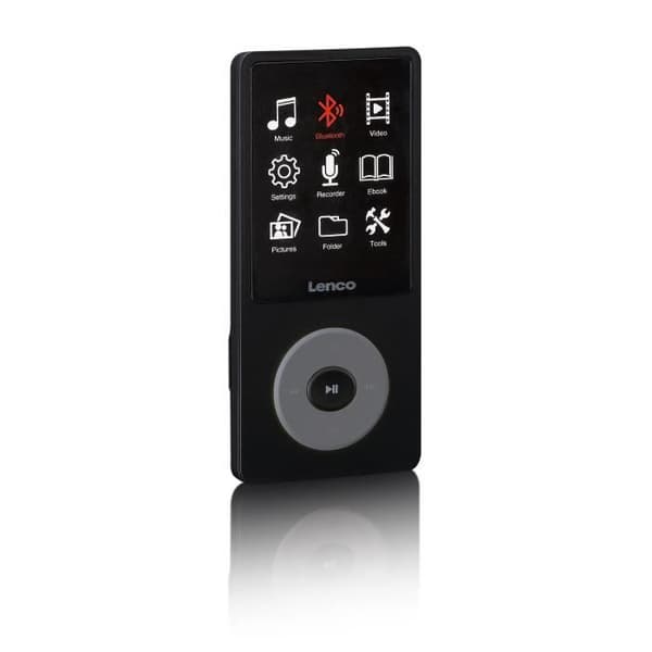 8GB Bluetooth MP3/MP4-spelare - Lenco Xemio-769 Svart-Grå