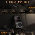 Miniatyrbild 3 av 4: INN MP3 HiFi-spelare 2.4 tum 16GB+16GB MP3 med Bluetooth DSD DAC Audiophile-spelare Lithium-ion-batteri 1500mAh 10 timmar Svart
