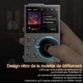 Miniatyrbild 4 av 4: INN MP3 HiFi-spelare 2.4 tum 16GB+16GB MP3 med Bluetooth DSD DAC Audiophile-spelare Lithium-ion-batteri 1500mAh 10 timmar Svart