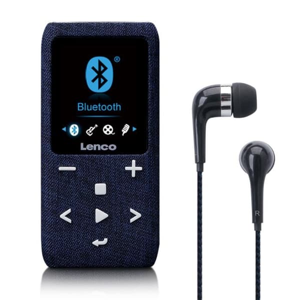 Lenco Xemio-861BU - MP3/MP4-spelare med Bluetooth® och 8 GB micro SD-kort - Blå