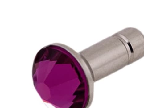 White Diamonds Crystal Pin, Apple iPhone 5, Rosa, 3.5mm, 1 stykker