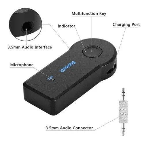 Bluetooth musikmottagare till bilen - AUX - Bluetooth 5.0