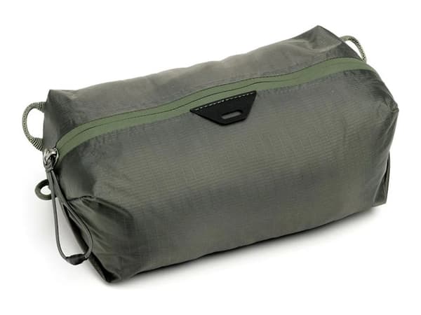 Peak Design Ultralight - Pung - XS - Terra Shell 50D ripstop nylon, ultra-high molecular weight polyethylene fabric - grågrønn