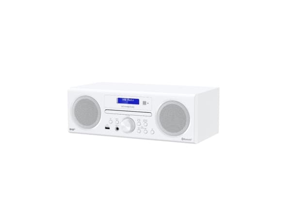 Scansonic DA310 - Digital radio - DAB+/FM - 10W - Hvid