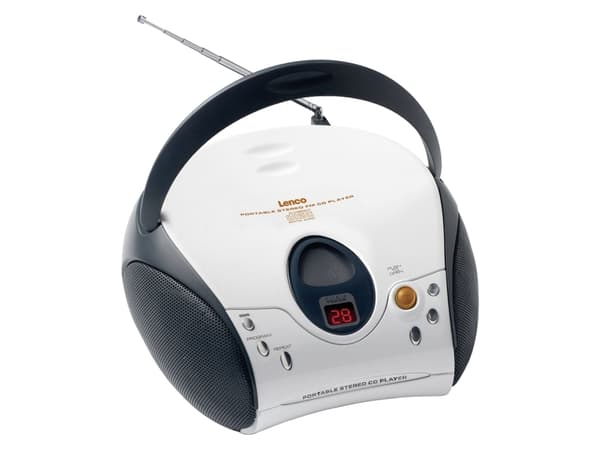 Lenco SCD-24, Digitaalinen, FM, 87,5 - 108 MHz, Musta, Valkoinen