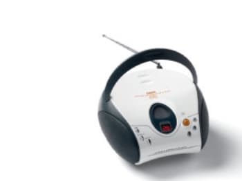Lenco SCD-24, Digitaalinen, FM, 87,5 - 108 MHz, Musta, Valkoinen