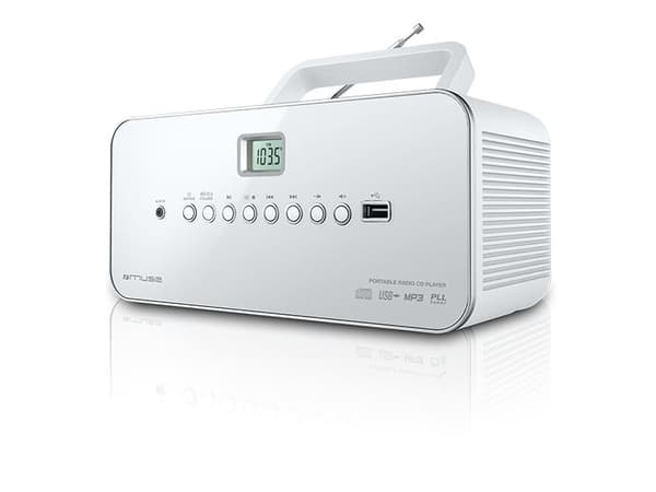 Muse M-28RDW, Digitaalinen, FM, MW, 522 - 1620 kHz, Soitin, CD, CD-R, CD-RW, Next, Edellinen, Toista kaikki, Toista yksi