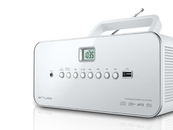 Muse M-28RDW, Digitaalinen, FM, MW, 522 - 1620 kHz, Soitin, CD, CD-R, CD-RW, Next, Edellinen, Toista kaikki, Toista yksi