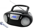 Pikkukuva 5 / 5: BOOMBOX SOUNDMASTER SCD5800SW FM-PLL, CD/CD-R/RW, KASETA, USB, MIKROFONI, ŚWIATŁA