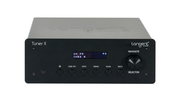 Tangent TUNER II, Sort, DAB+, 110 - 240 V, 0,5 W, 195 mm, 194 mm