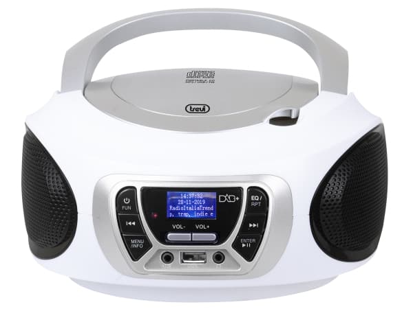 Trevi CMP 510 DAB, Digital, DAB, DAB+, FM, Afspiller, CD, CD-R, CD-RW, Afspil/pause, Skip down, Skip up, Stop, Top