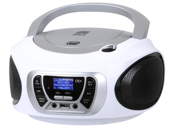 Trevi CMP 510 DAB, Digital, DAB, DAB+, FM, Afspiller, CD, CD-R, CD-RW, Afspil/pause, Skip down, Skip up, Stop, Top