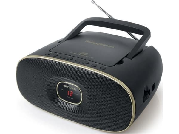Muse MD-202 VT, Analog, FM, MW, 88 - 108 MHz, 540 - 1600 kHz, Spelare, CD, CD-R, CD-RW
