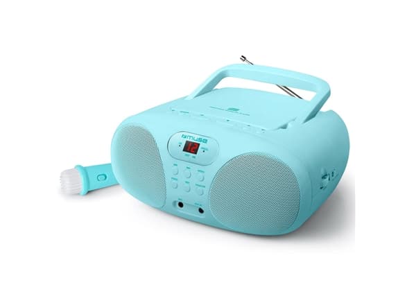 Muse MD-203 KB, Analog, FM, Spelare, CD, CD-R, CD-RW, Repetera allt, Repetera en, LED